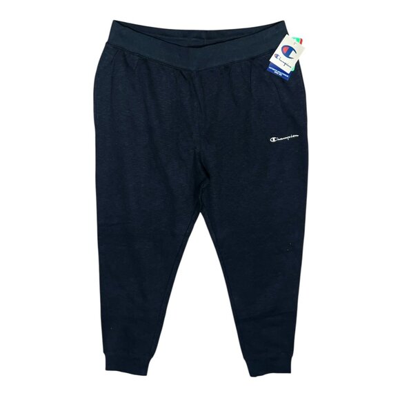 Champion Power Blend Jogger Style Sweat Pants Sz XXL Unisex Mens Black - Picture 1 of 15